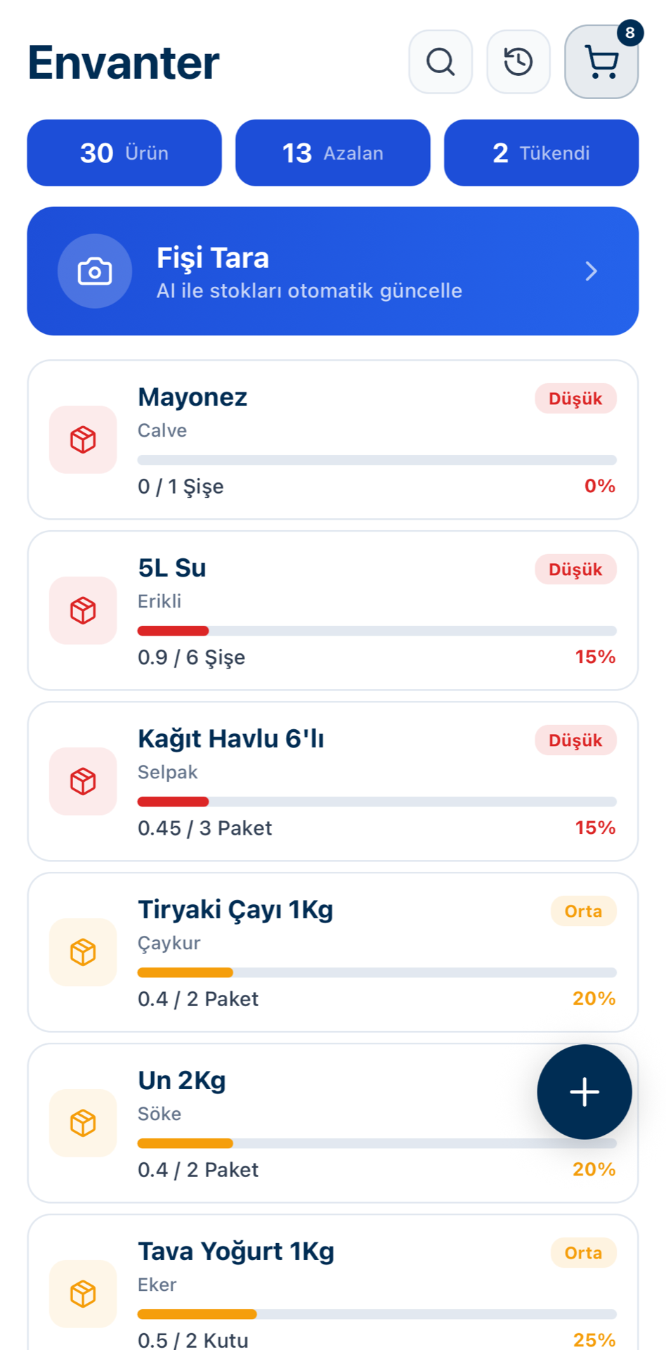 Receipt Scanning UI